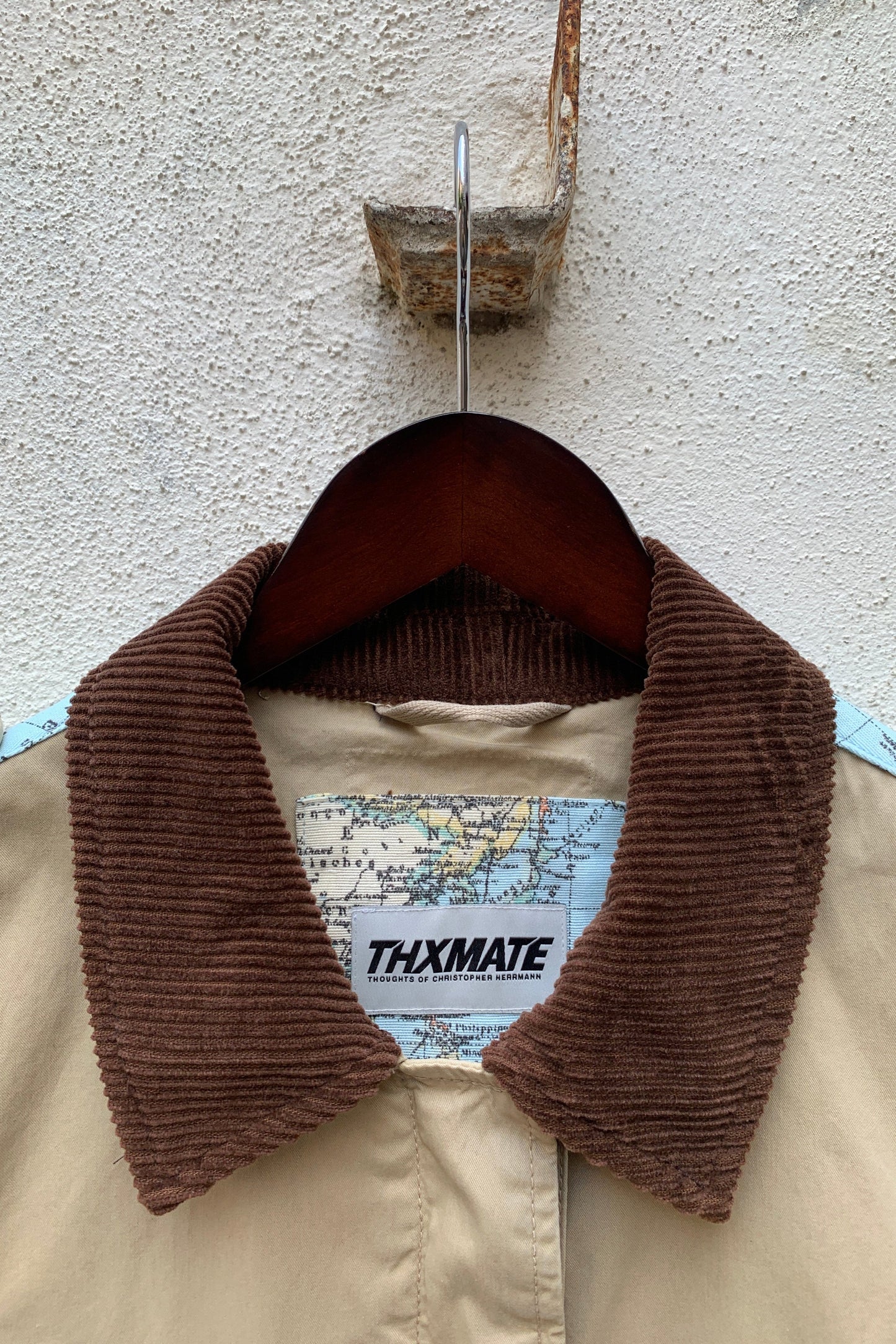 Upcycling Around the World Feldjacke Beige L