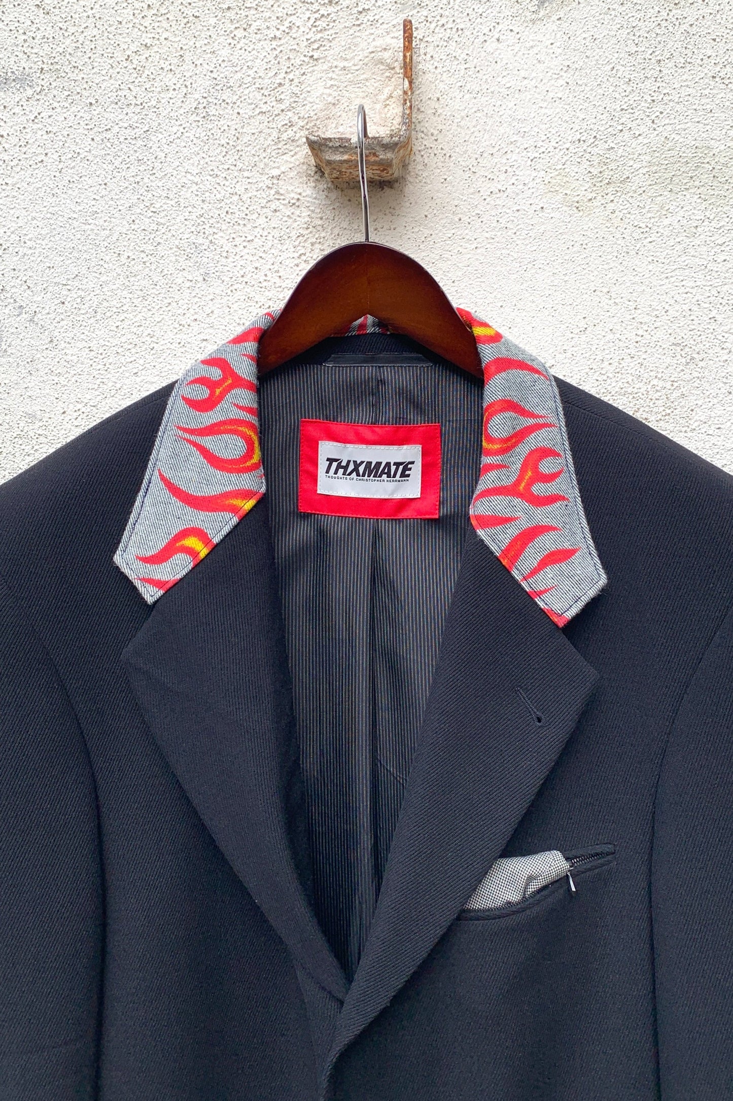 Upcycling Driver Blazer Schwarz 90