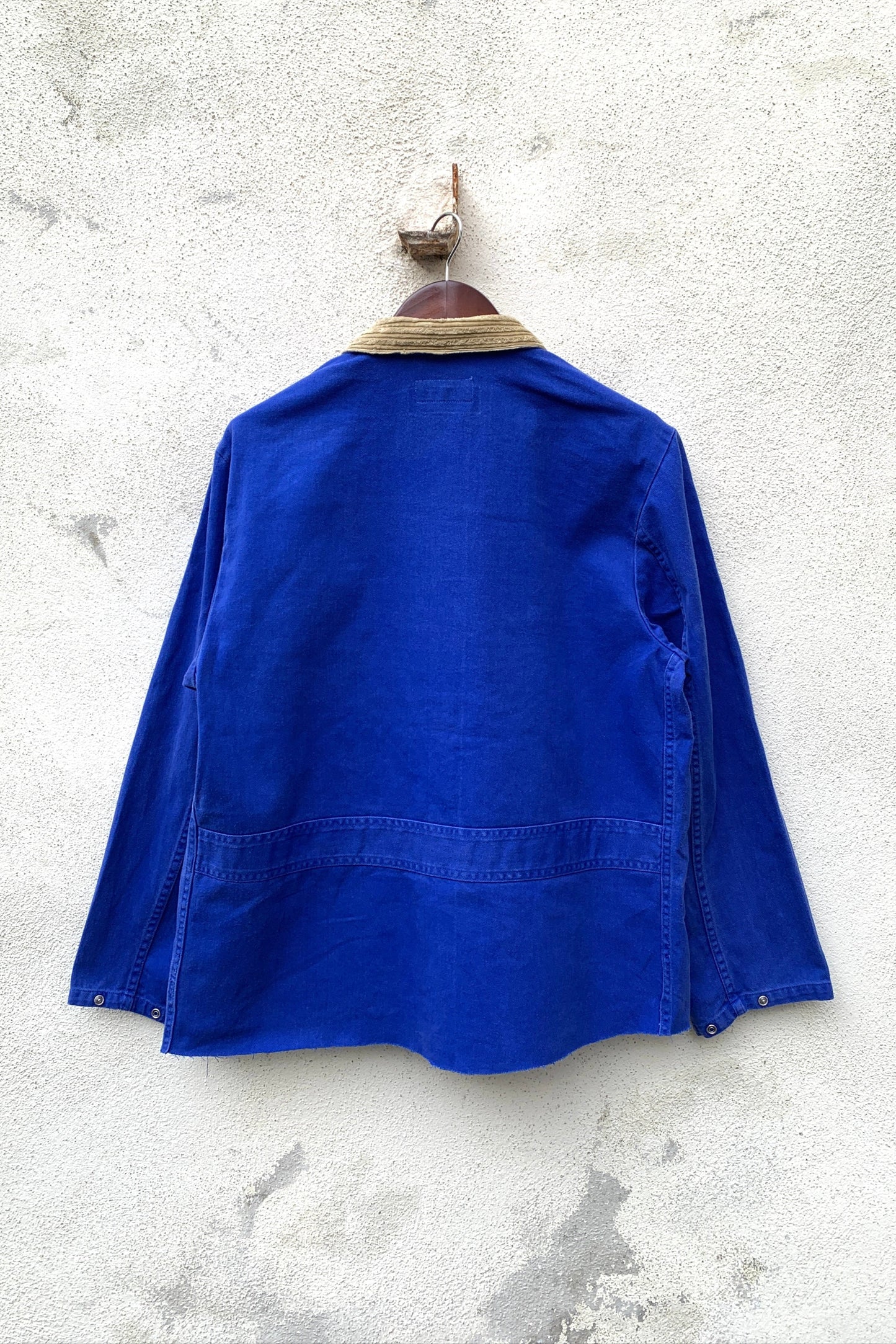 Upcycling Worker Jacke Blau L