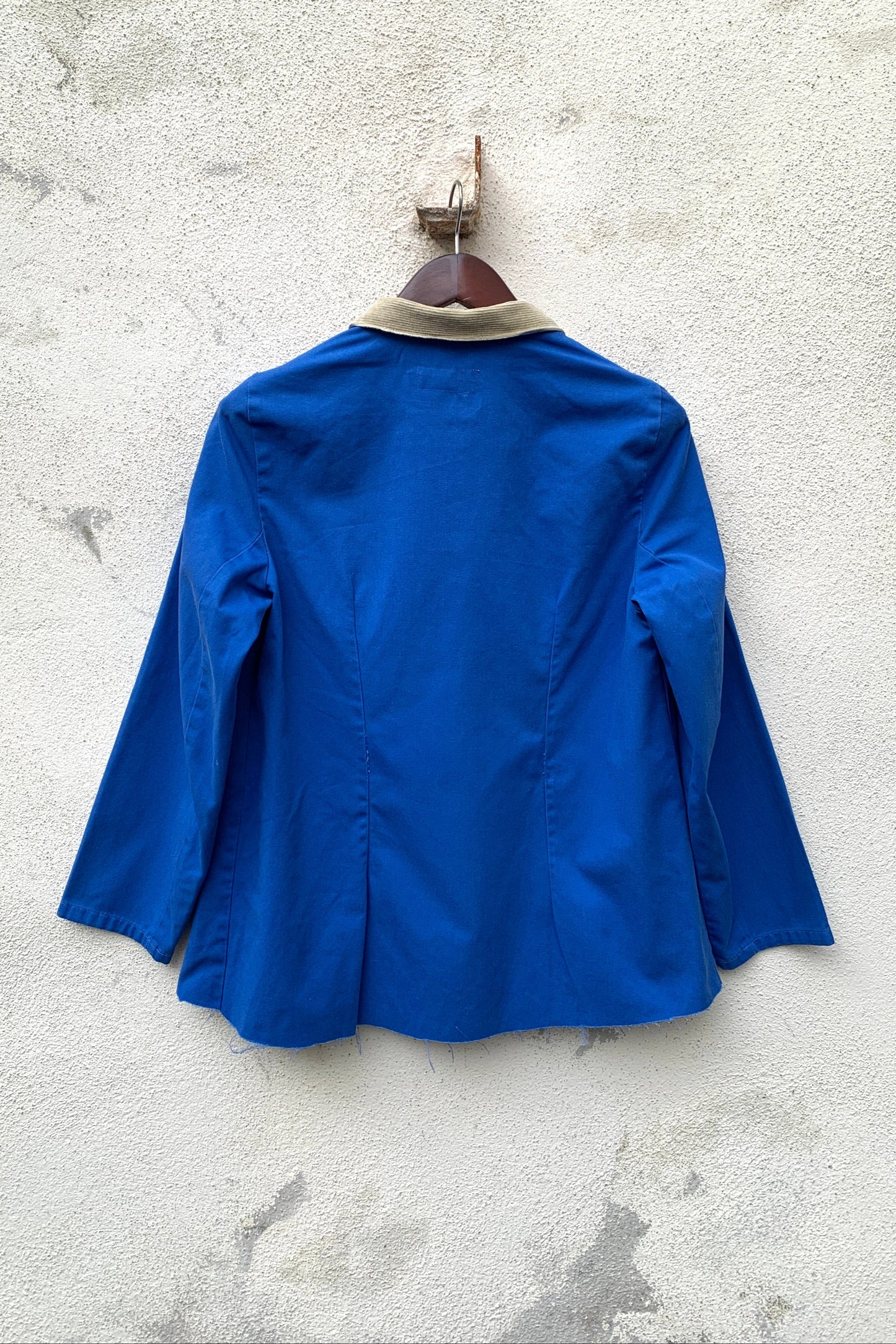 Upcycling Worker Jacke Blau S