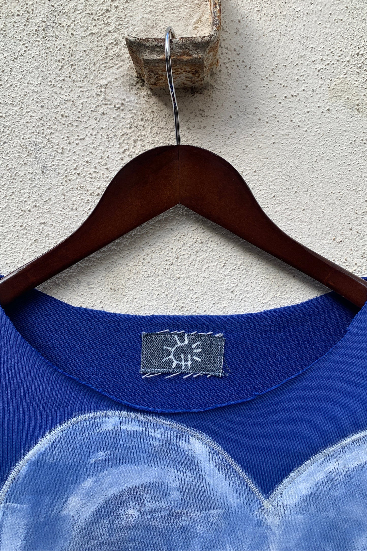 Upcycling Deep Sweater Blau S